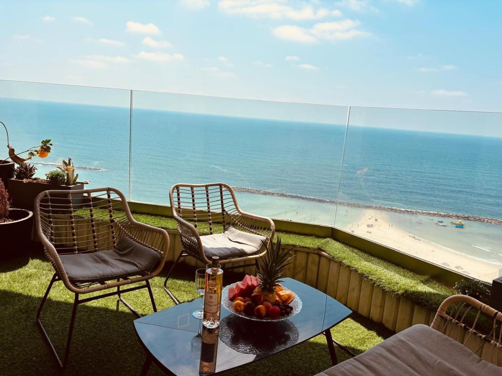 Sea-Front Apartment เนทันยา ภายนอก รูปภาพ